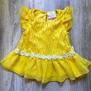 Baby Girl Yellow Daisy Dress